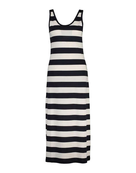 GANT DRESS STRIPED TANK TOP JERSEY MIDI DRESS