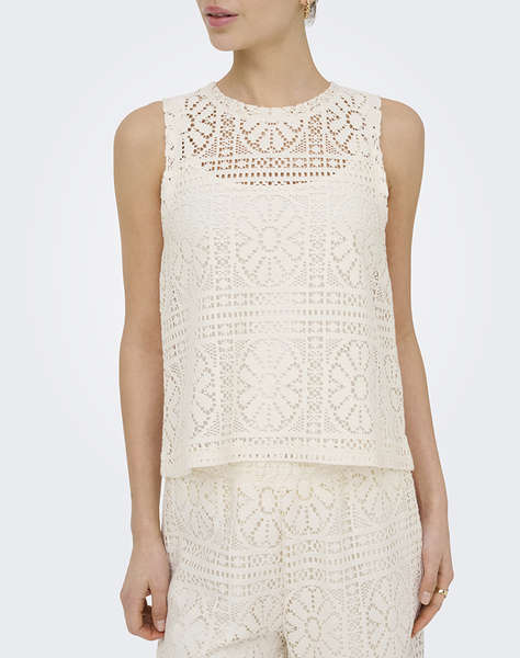 ONLY ONLLIAN LACE TANK TOP JRS NOOS