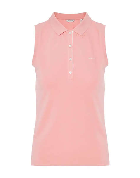GANT БЛУЗА ΧΜ CONTRAST SLEEVELESS PIQUE POLO