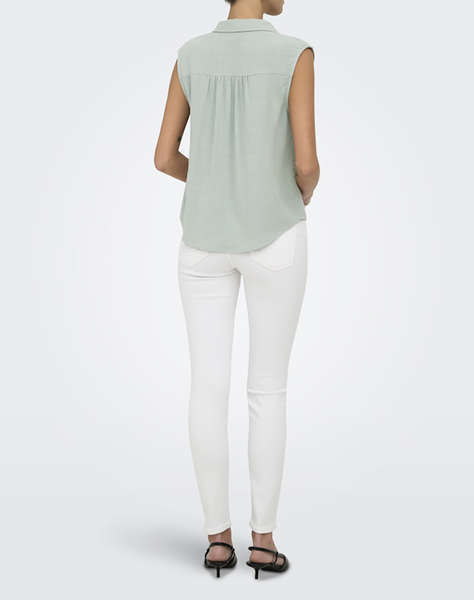 ONLY ONLSIESTA S/L LINEN BL SHIRT PNT NOOS