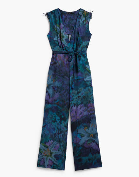DESIGUAL JUMPSUIT_FLORESAZUL WOMEN''S ONE-SIZE JUMPSUIT