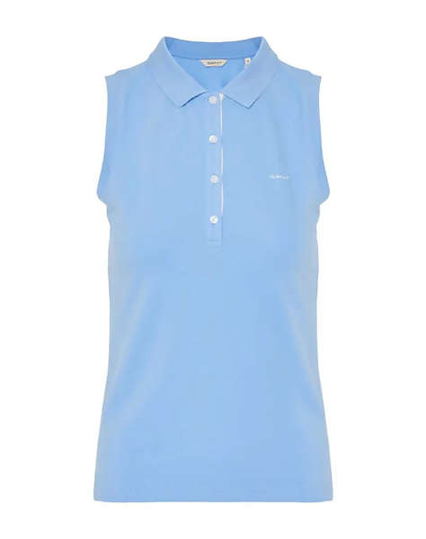 GANT БЛУЗА ΧΜ CONTRAST SLEEVELESS PIQUE POLO