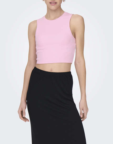 ONLY ONLVILMA S/L CROPPED TANK TOP JRS NOOS