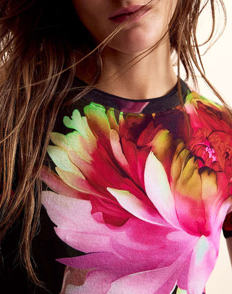 DESIGUAL TS_MULTIFLOWERS_LAC ДАМСКА БЛУЗА