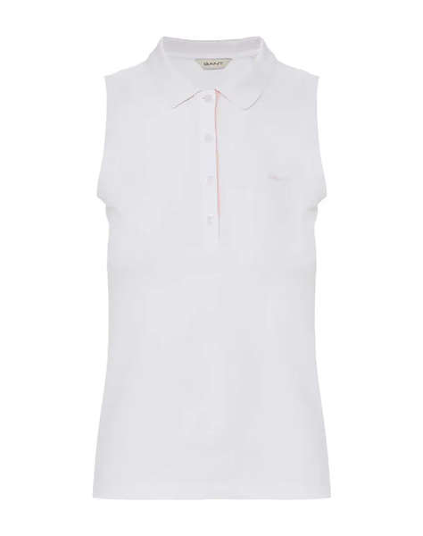 GANT БЛУЗА ΧΜ CONTRAST SLEEVELESS PIQUE POLO
