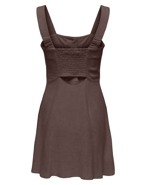 ONLY ONLSIESTA LINEN BL SHORT STRAP DRESS PNT