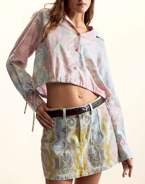 DESIGUAL CAM_FLOWERS_LACRO WOMEN''S SHIRT