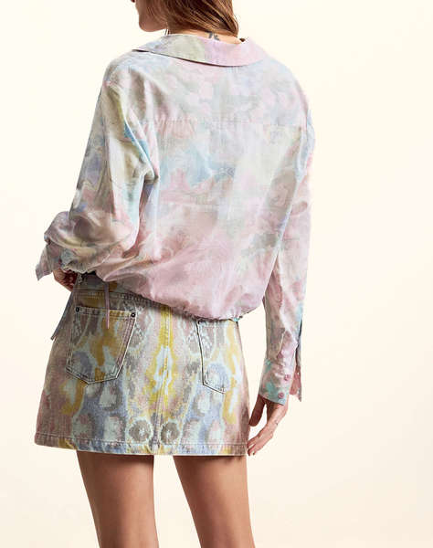 DESIGUAL CAM_FLOWERS_LACRO WOMEN''S SHIRT