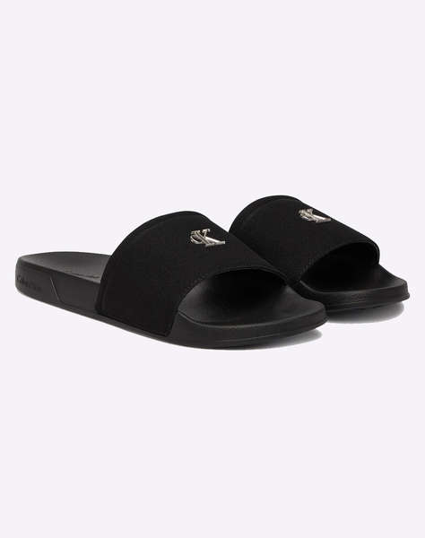 CALVIN KLEIN JEANS POOL SLIDE CANVAS HDW