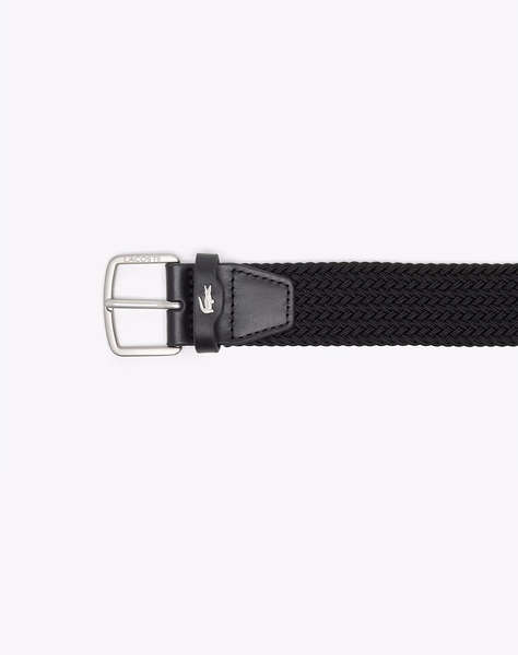 LACOSTE MEN''S BELT35 STRETCH WOWEN BELT