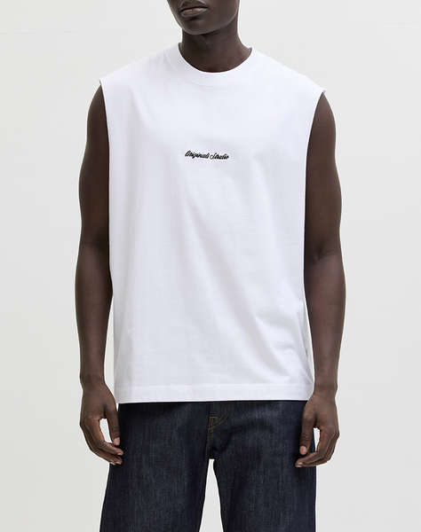 JACK&JONES JORNORREBRO EMB TEE SL CREW NECK LN