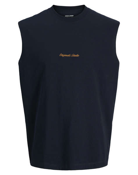 JACK&JONES JORNORREBRO EMB TEE SL CREW NECK LN