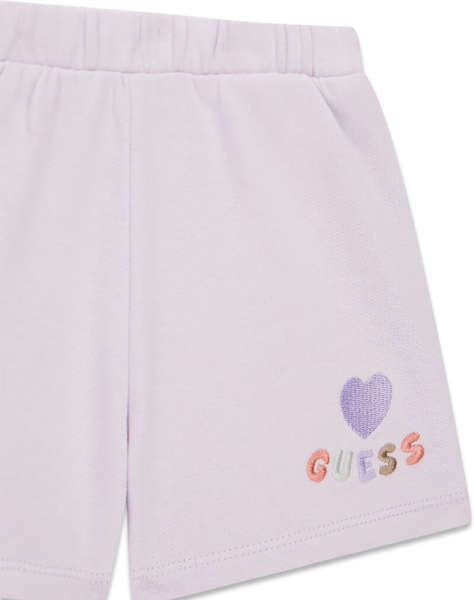 GUESS SET SS T-SHIRT+ACTIVE SHORTS CHILDREN''S SET GIRL