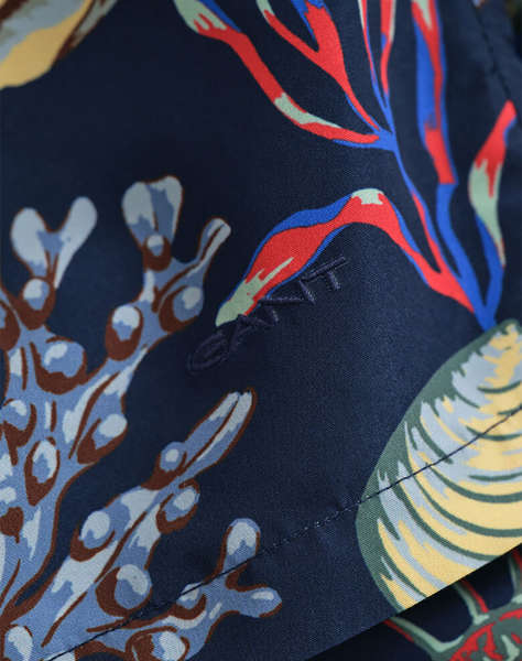 GANT SWIMSUIT SEAWEED PRINT SWIM SHORTS