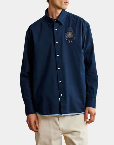 LA MARTINA РИЗА ΜΜ MAN SHIRT L/S LIGHT COTTON LIN