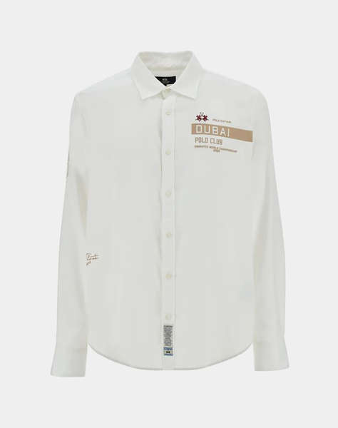 LA MARTINA РИЗА ΜΜ MAN SHIRT L/S LIGHT COTTON LIN