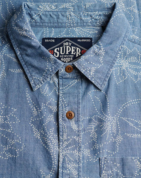 SUPERDRY D2 OVIN VINTAGE LOOM S/S SHIRT MEN''S SHIRT