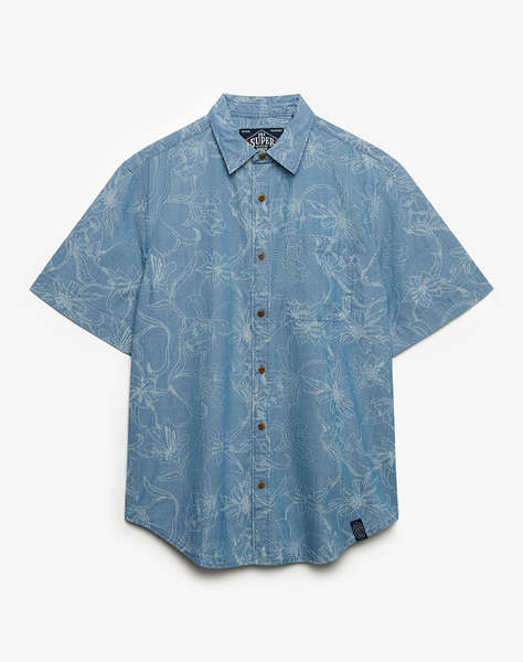 SUPERDRY D2 OVIN VINTAGE LOOM S/S SHIRT MEN''S SHIRT