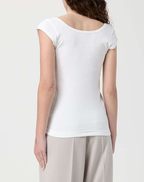 PINKO TENACE TOP COSTINA COTONE LOGO