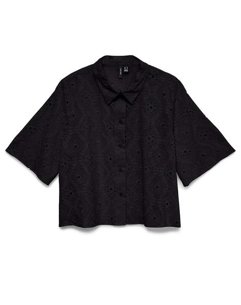 VERO MODA VMELIZA SHORT 2/4 SLEEVE SHIRT WVN NOOS