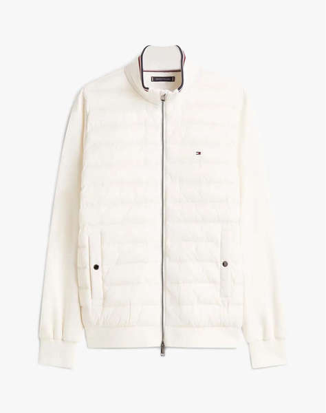 TOMMY HILFIGER MIX MEDIA ESS RWB STAND COLLAR