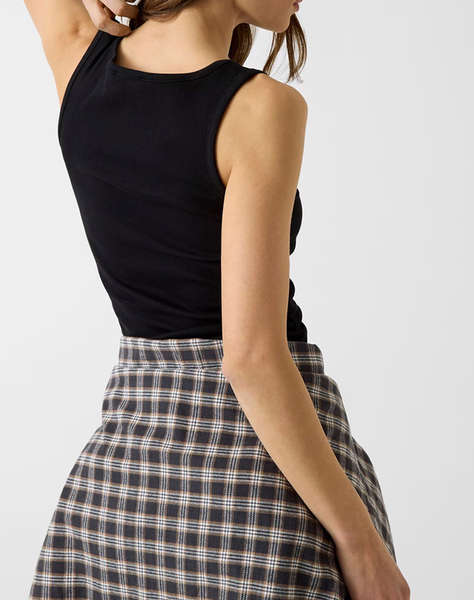 GUESS JEANS GJ TANK TOP SLIM RIB EMB WOMEN''S BLOUSE