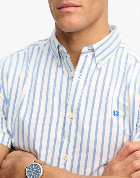 SUPERDRY D2 STUD PREPPY OXFORD S/S SHIRT MEN''S SHIRT