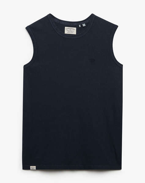 SUPERDRY D3 OVIN CLASSIC COTTON LINEN TANKMEN''S BLOUSE