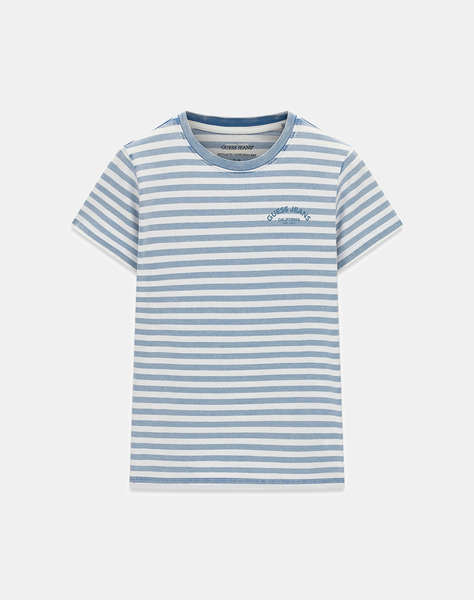 GUESS JEANS GJ SS CN REG YD STRIPED TEE WOMEN''S BLOUSE
