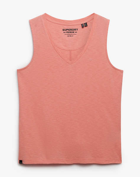 SUPERDRY  D3 STUD STUDIOS VEE NECK VEST WOMEN''S BLOUSE