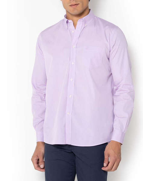 THE BOSTONIANS РИЗА CHESTER POPLIN REGULAR FIT MiniCheck POPLIN Button-down Regular Fit