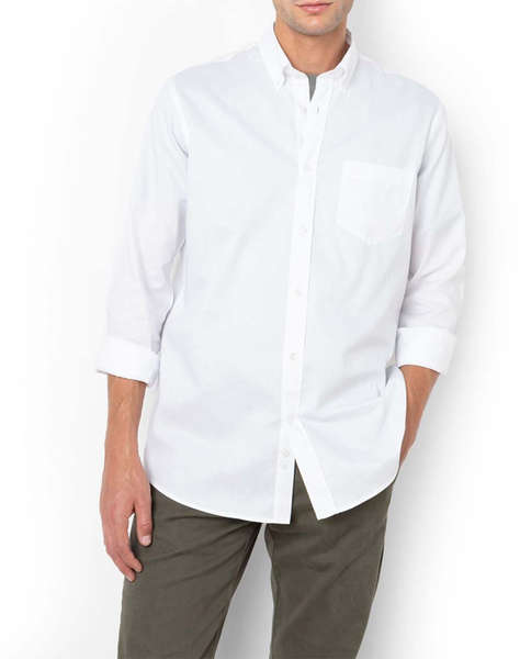 THE BOSTONIANS РИЗА FIL A FIL REGULAR FIT Plain FIL A FIL Button-down Regular Fit