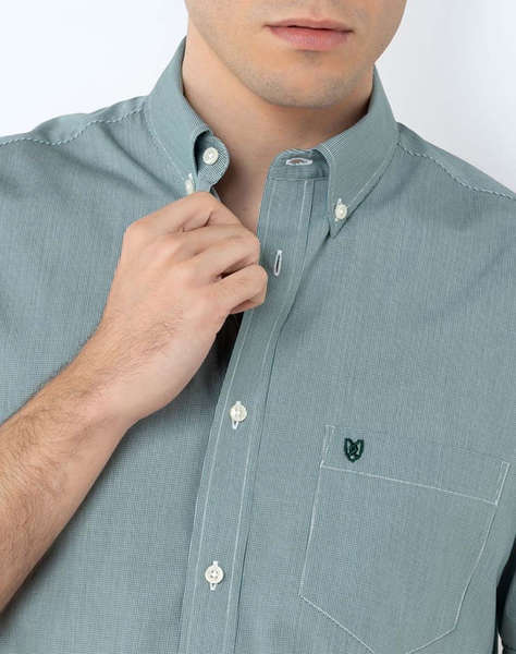 THE BOSTONIANS РИЗА CHESTER POPLIN REGULAR FIT MiniCheck POPLIN Button-down Regular Fit