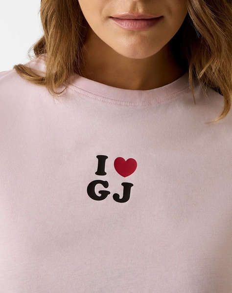 GUESS JEANS GJ SS CN I LOVE GJ REG TEE WOMEN''S BLOUSE
