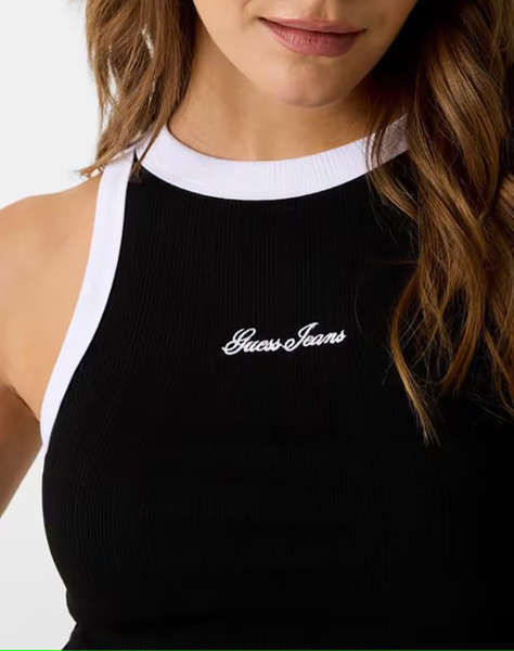 GUESS JEANS GJ EMBRO RINGER TANK TOP WOMEN''S BLOUSE