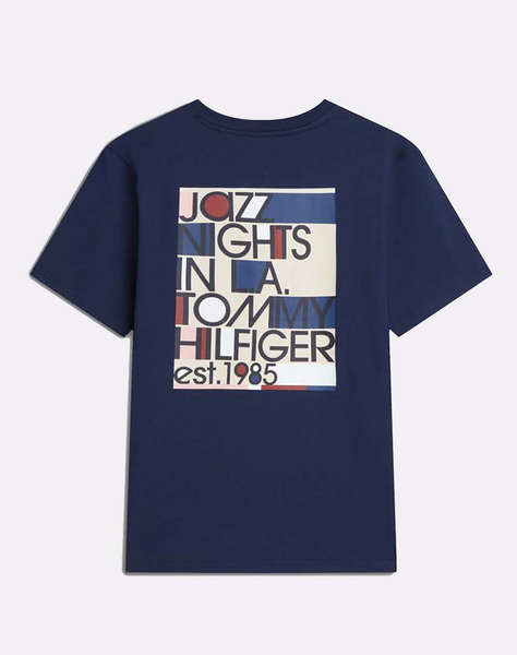 TOMMY HILFIGER JAZZ BACK GRAPHIC TEE