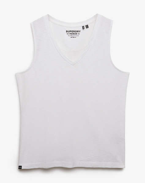 SUPERDRY  D3 STUD STUDIOS VEE NECK VEST WOMEN''S BLOUSE