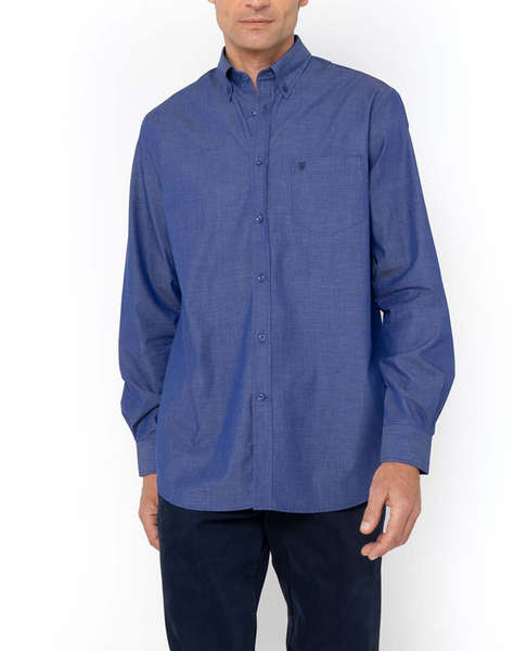THE BOSTONIANS РИЗА FIL A FIL REGULAR FIT Plain FIL A FIL Button-down Regular Fit