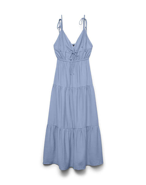 VERO MODA VMATHENA SINGLET DETAIL ANKLE DRESS WVN