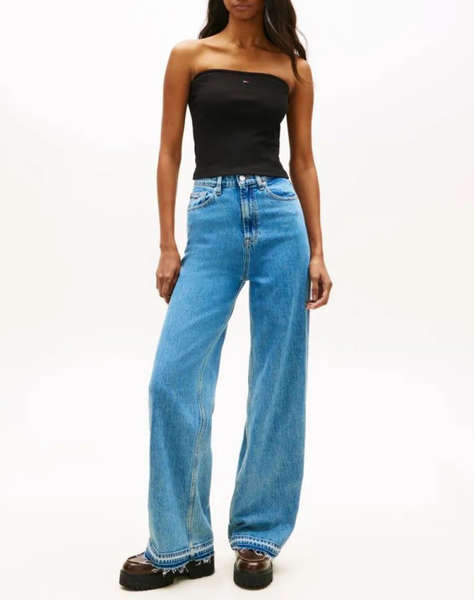 TOMMY JEANS TJW SLIM SH BANDEAU RIB TOP
