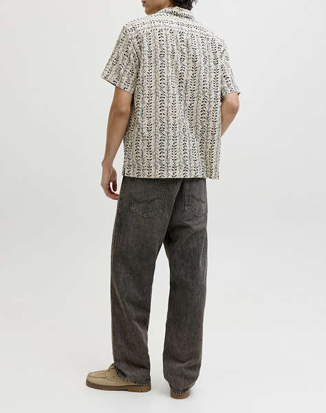 JACK&JONES JPRBLULYON PRINT DOBBY S/S SHIRT SN