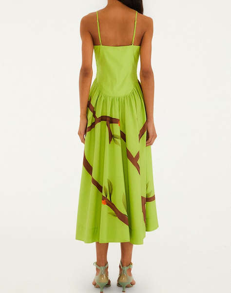FARM RIO GREEN MAXI DRESS-GREEN