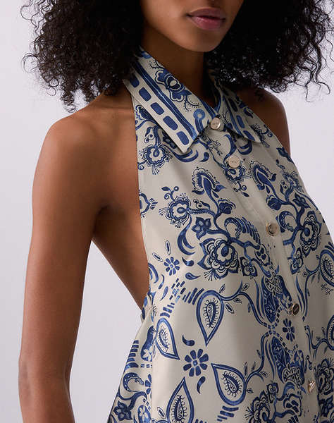 LIU JO BLACK_CA6C28_ECS ABITO MIDI APERTO DIETRO WOMEN''S DRESS