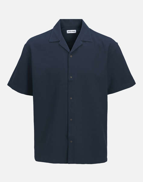 JACK&JONES JJGLOBAL WAFFLE RESORT SHIRT SS