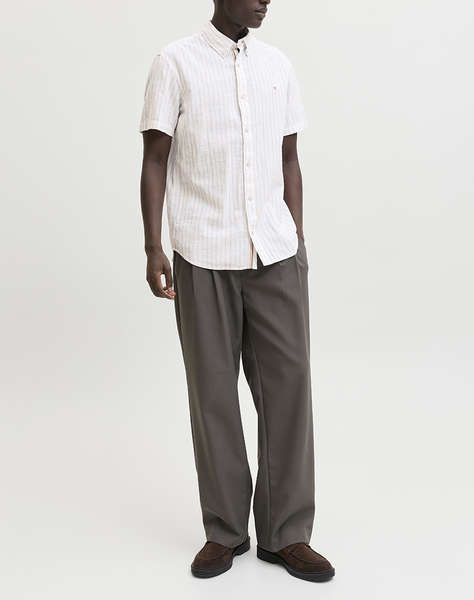 JACK&JONES JPRBLUSUMMER LIN. BL. SHIELD SS SHIRT SN