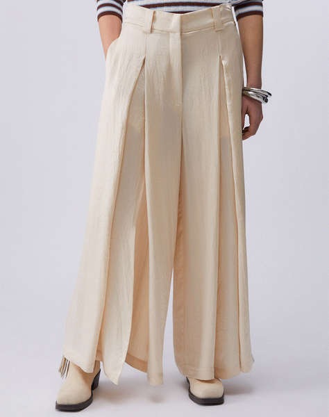 LIU JO BLACK_CA6C06_PANT.CON SPACCHI WOMEN''S TROUSERS
