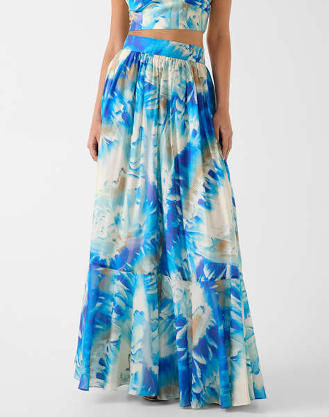 GUESS BY MARCIANO KAT PRINTED MAXI SKIRT WOMEN''S SKIRT