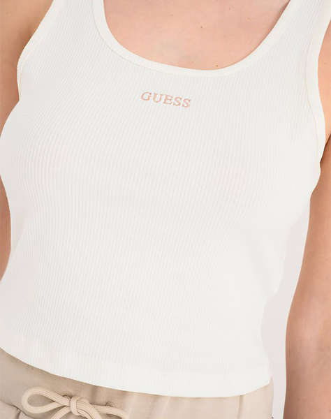 GUESS CIRCE SL RIB TANK TOP WOMEN''S BLOUSE