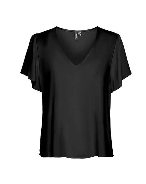 VERO MODA VMEASY JOY V-NECK SS BLOUSE WVN GA
