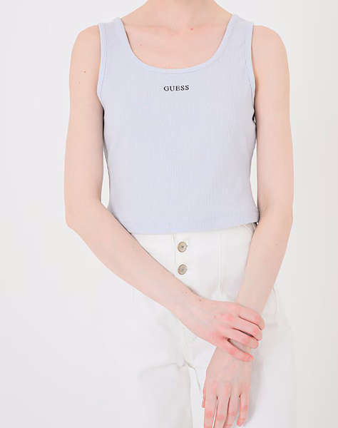 GUESS CIRCE SL RIB TANK TOP WOMEN''S BLOUSE